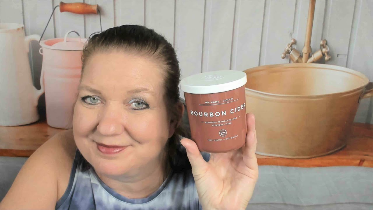 DW Home Candles Bourbon Cider Candle Perfect for Autumn candles 