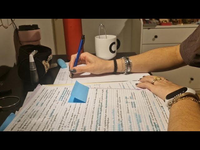 ASMR ESTUDE COMIGO📚✨️