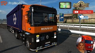 Euro Truck Simulator 2 (1.35) Renault AE Magnum ETS2 1.35.x DX11 Bodex Trailer   DLC's & Mods