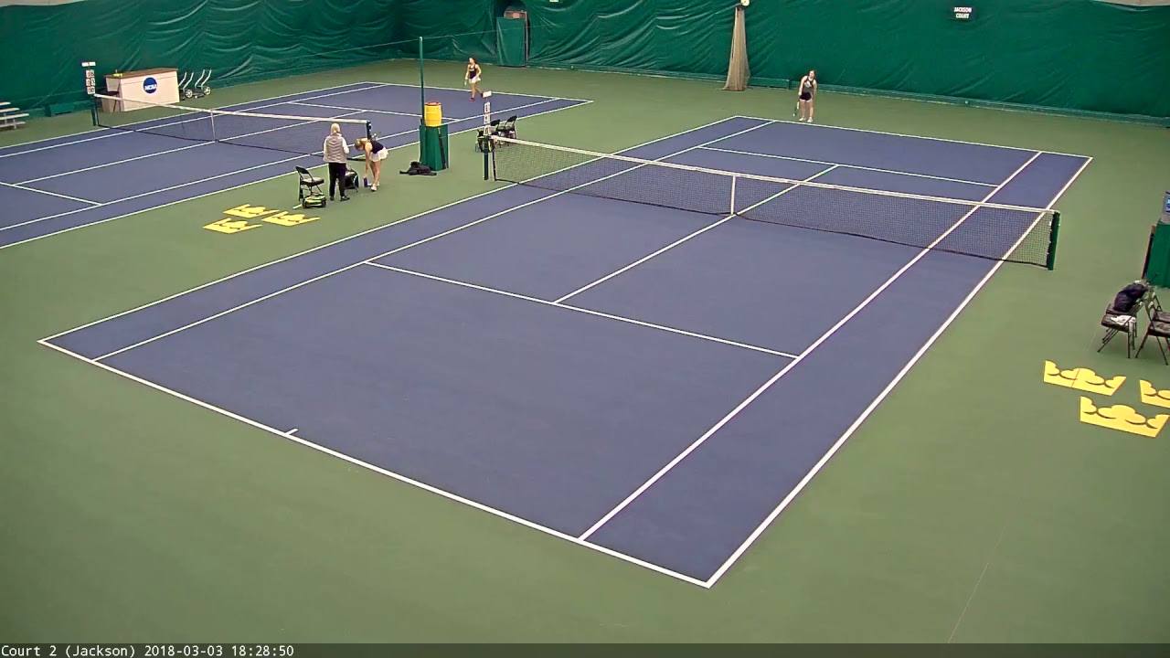 Gustavus Tennis vs. Concordia Court 2 (3/3/18) YouTube