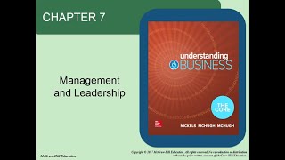 BUS 101 Online CH7 Management and Leadership