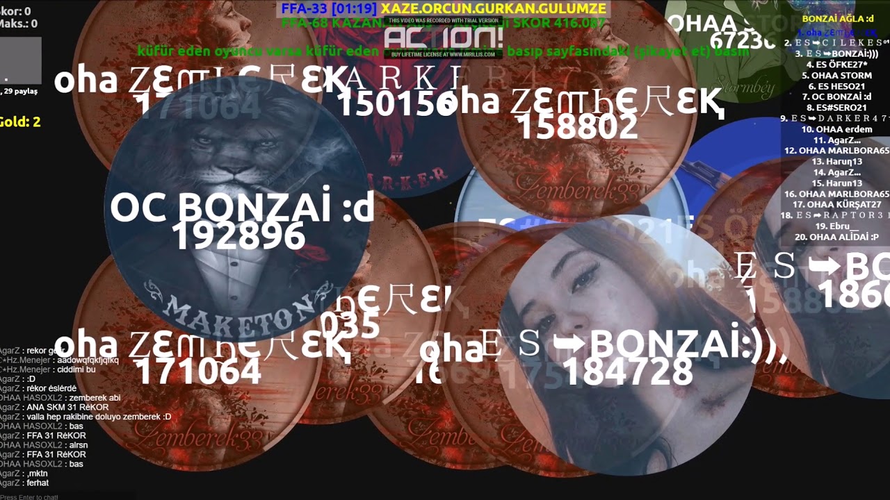 AGARZ FFA 33 OHA VS ES REKOR SKOR 1.811.247