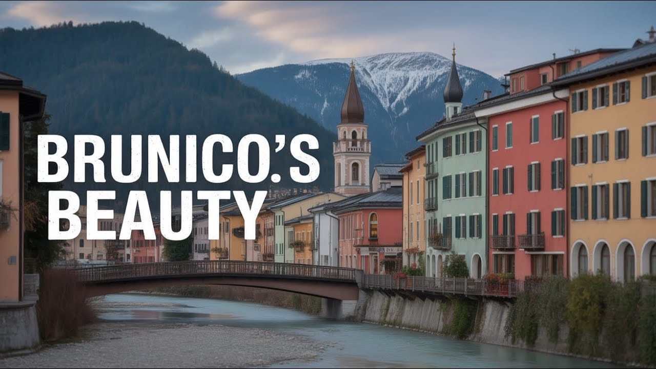 Walking tour of Bruneck Italy 🇮🇹 | Brunico charming town in sud Tirol | 