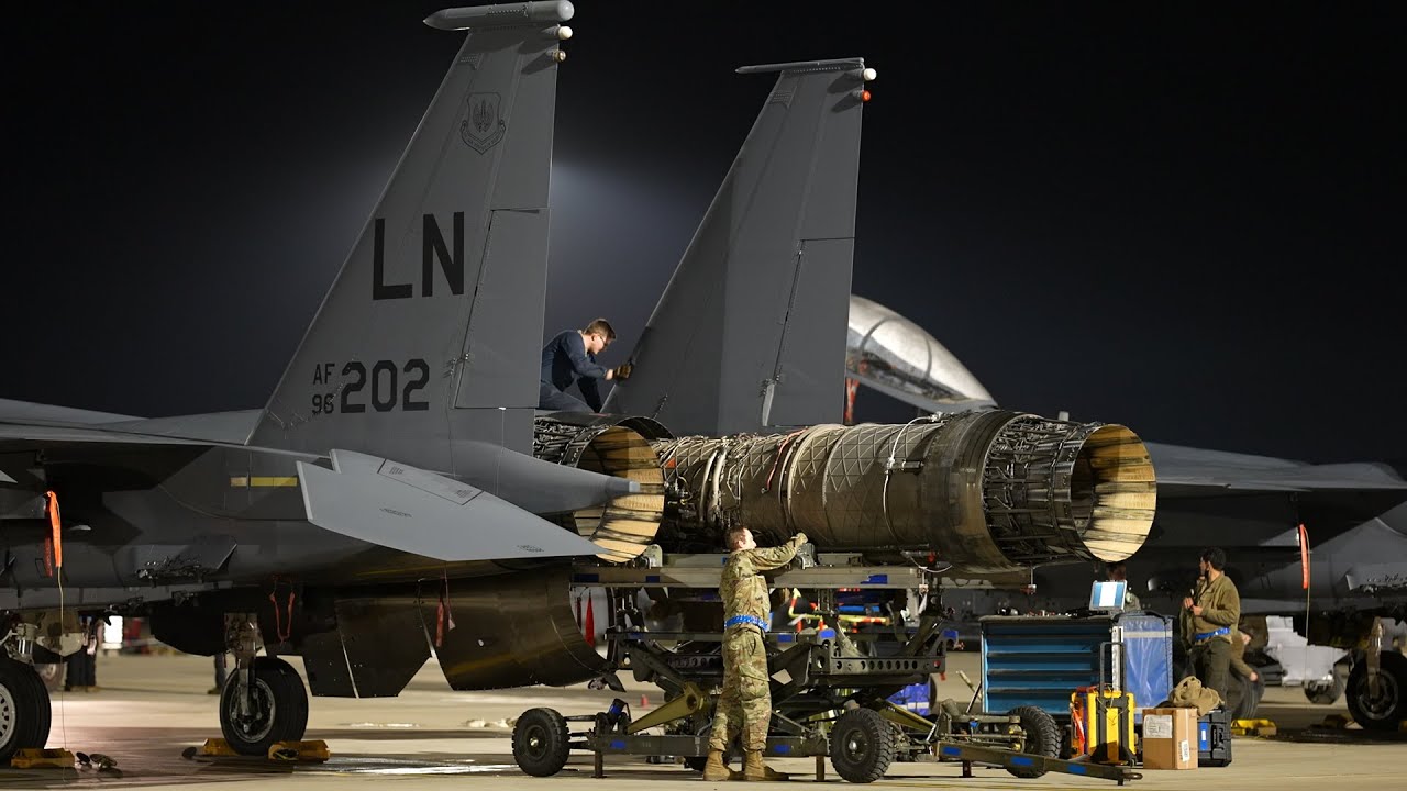 Night Operations at RAF Lakenheath: AMXS and Aircraft Recovery