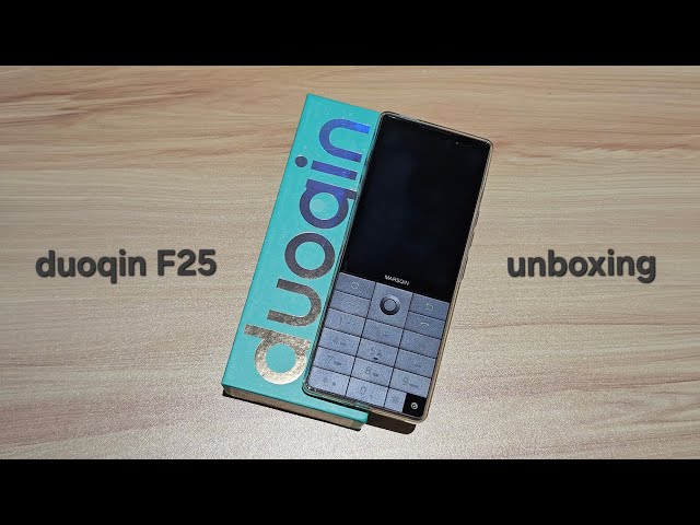 Xiaomi duoqin qin F25 Unboxing (Smart dumbphone) - YouTube