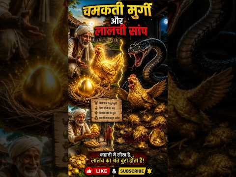 The farmer became rich from golden chicks but a giant snake ate them all 😭 #ai #hen #farmer