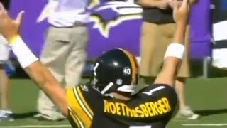 Ben Roethlisberger throws his 1st career NFL TD pass | September 19, 2004 | Steelers @ Ravens