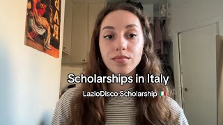Scholarships In Italy - How To Get The Laziodisco Scholarship