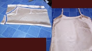 how to cut and sew female singlet/ underwear / female wear tutorial step by step
