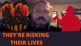 Respect to Those Fighting the Lava Fire