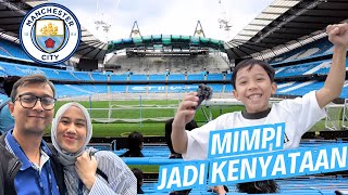 Goosebumps! My Nephew's Reaction During a Tour of Manchester City's Etihad Stadium