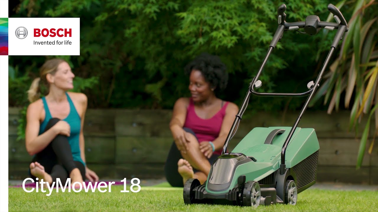 bosch cordless citymower 18v