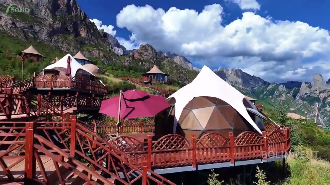 🌟 Transform Your Outdoor Experience with Our Custom Glass Dome Tents!