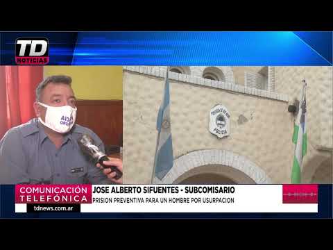 JOSE ALBERTO SIFUENTES   HERIDO CON UN ARMA BLANCA   PREVENTIVA PARA UN HOMBRE POR USURPACION 16 11