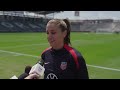 PRE-MATCH MIXED ZONE: Alex Morgan | USWNT vs. Korea Republic | May 31, 2024