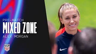 PRE-MATCH MIXED ZONE: Alex Morgan | USWNT vs. Korea Republic | May 31, 2024