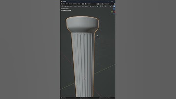 Lets make a pillar in blender in 1 minute #lazy #tutorial #blender