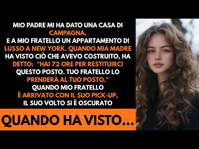 Mio padre è morto e mi ha lasciato una casa in rovina, mentre a mio fratello Julian è andato un appartamento da due milioni di dollari. Ho passato tre anni a ricostruirla da sola, tra video su...