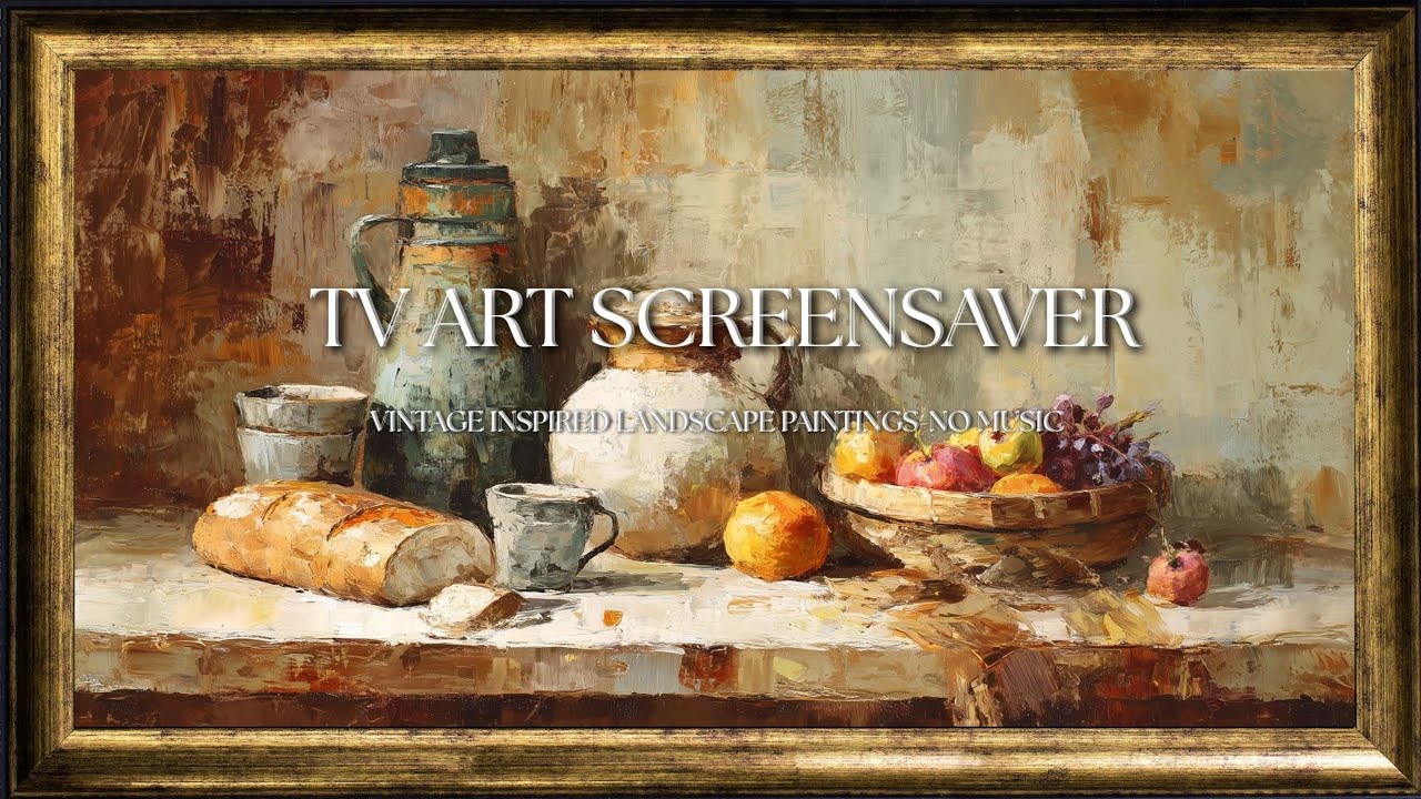 Framed Vintage Still life TV Screensaver Digital Art