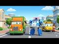 Stranger Danger! The Chocolate Trap &amp; The Candy Trail 🚔 | Robocar Poli | Kids Safety Series