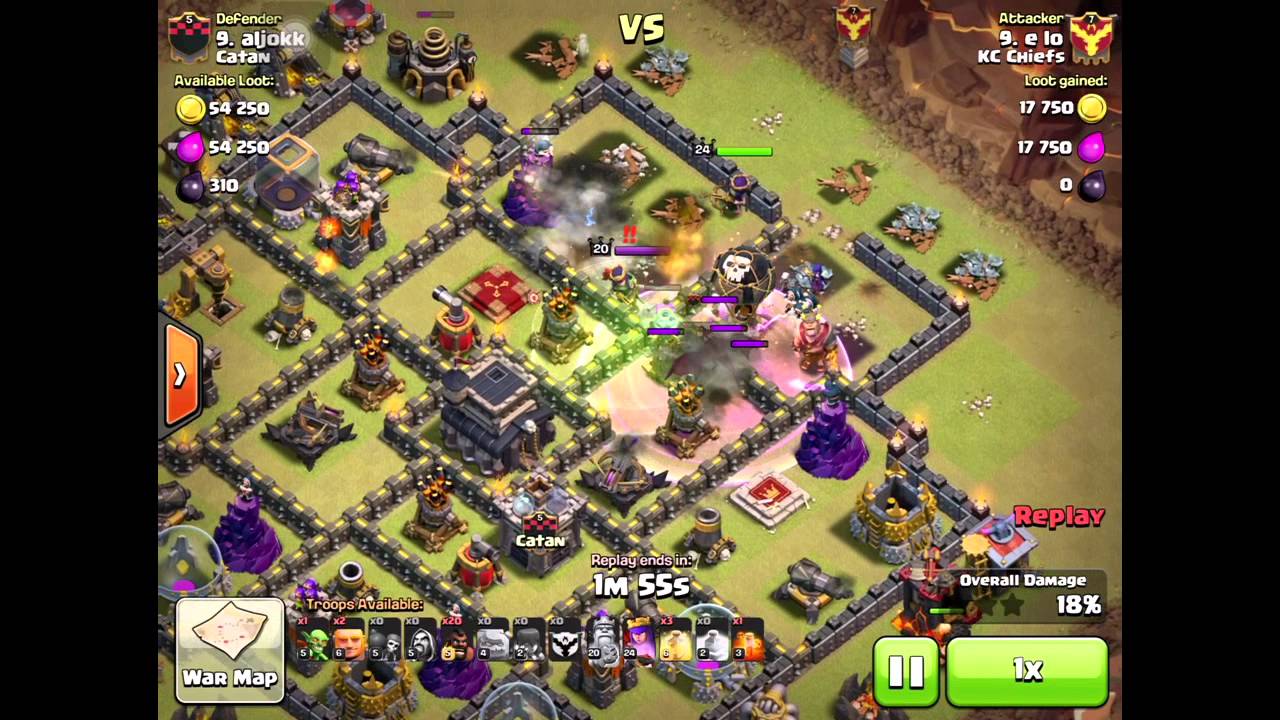 3 Golem (stoned goho) Surgical Hog Attack - 3 Star Max TH 9