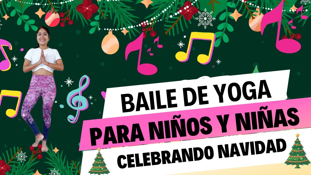Yoga para Niños 🎅 | Baile de Yoga Navideño | Posturas Divertidas de Navidad | Yoga con Liz