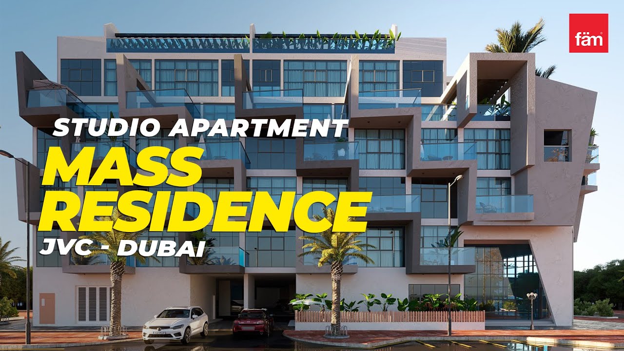 Stunning Studio Apartment in Mass Recidence, JVC - Dubai