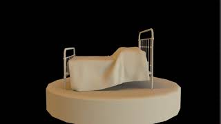 Low Poly Bed Turn Table
