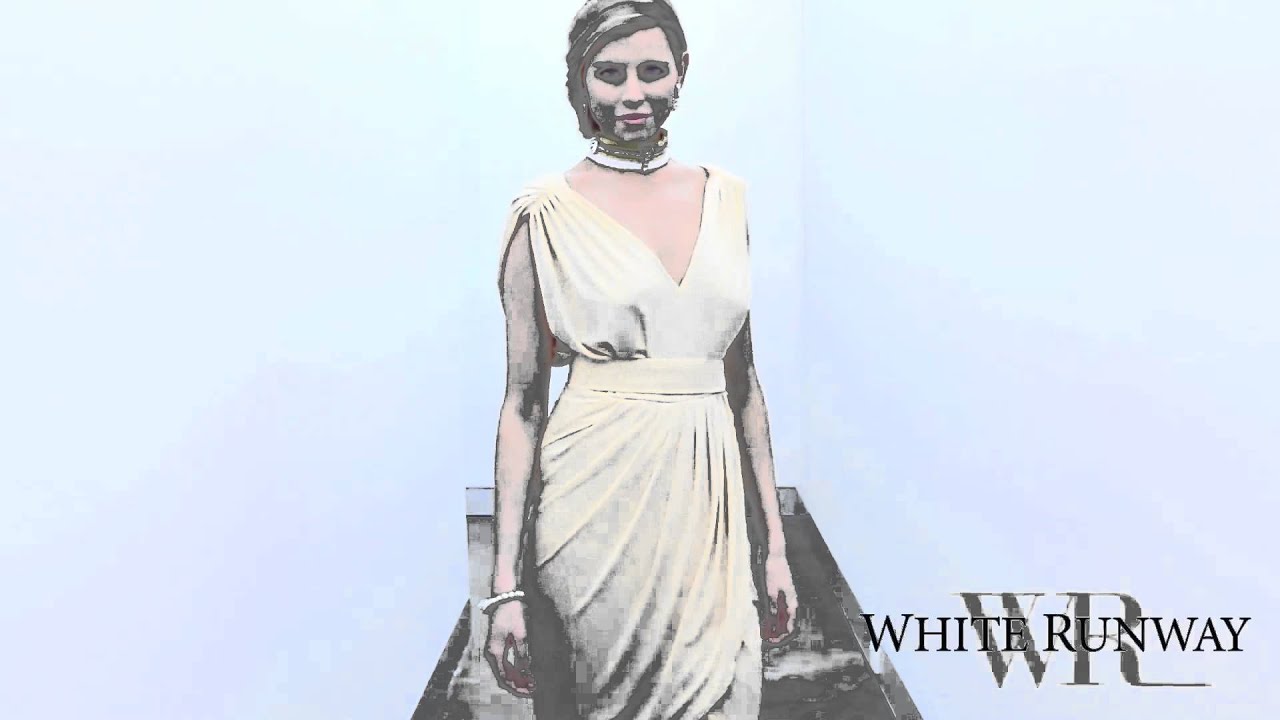 Cameron Dress - White Runway