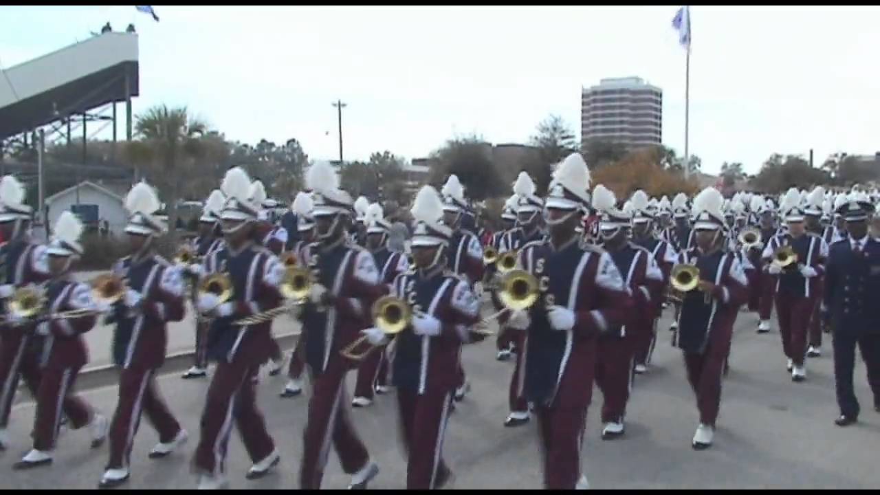 SCSU Marching 101 Band Marching in vs NC A&T.wmv YouTube