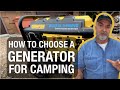 HOW TO CHOOSE A GENERATOR: Camping, RVs, & Outdoor Living