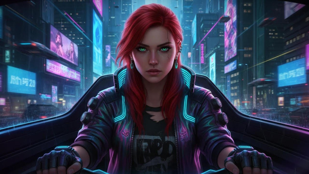 NEW HORIZONS [Synthwave Cyberpunk Ambient Music]