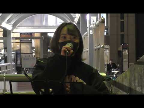 2022.3.10 　＃みしぇる　＃Kiss Hug（aiko)＃路上ライブ　＃金山