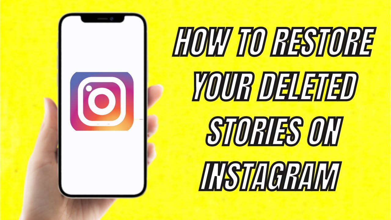 How to Recover Deleted Instagram Stories (Step By Step) - YouTube