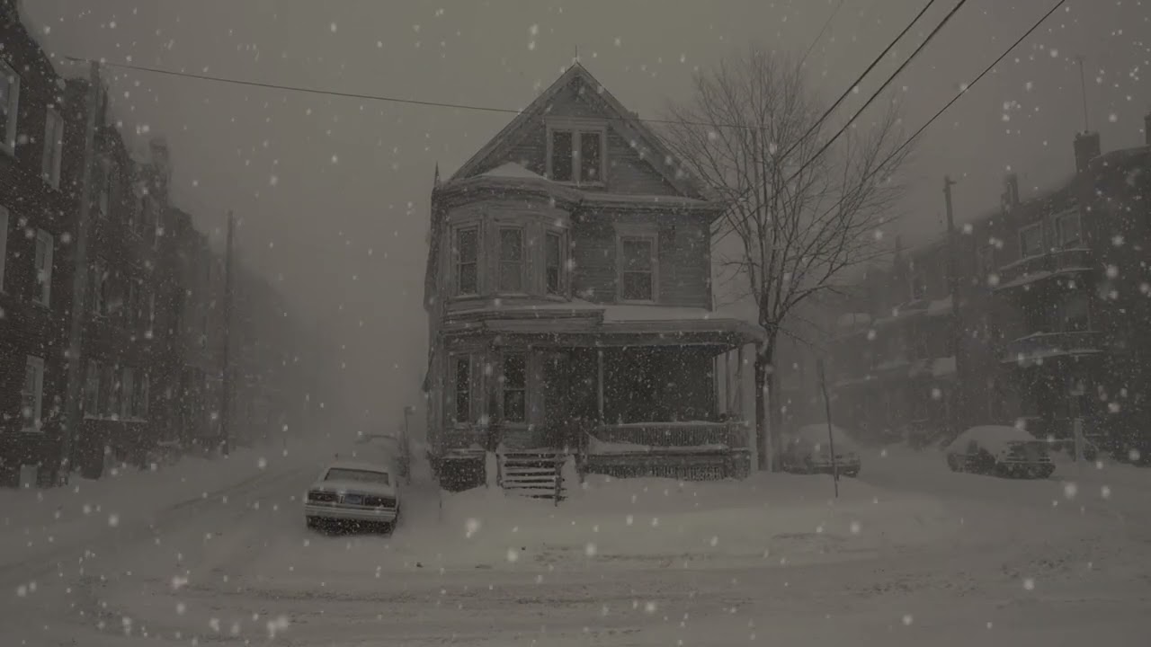 Frozen Winter Storm Ambience | Icy Wind and Blowing Snow Sounds to Relax and Sleep