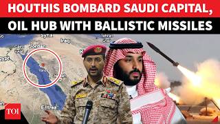 Saudi Capital 'BOMBED'; Houthis Unleash Ballistic Missiles On Riyadh, Aramco Oil Hub | WATCH