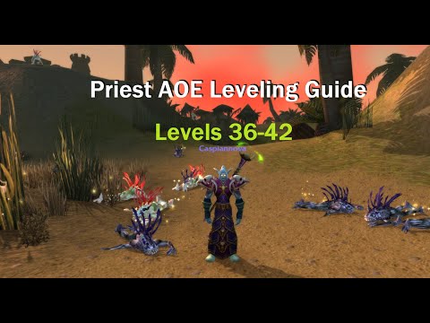 Priest Aoe Leveling - Holy Nova - 1 To 60 Under 30 Hours - Level 36-42