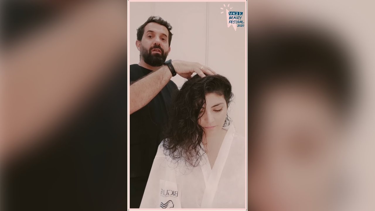 Cheat a Salon Blow-Dry with Michel Baltazar | Vogue Beauty Festival 2020