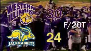 WIU Football Highlights vs SDSU
