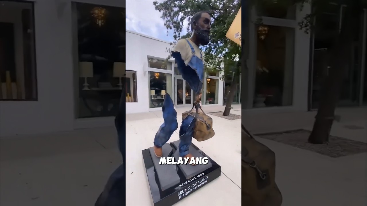 Misteri patung melayang terpecahkan #shortvideo