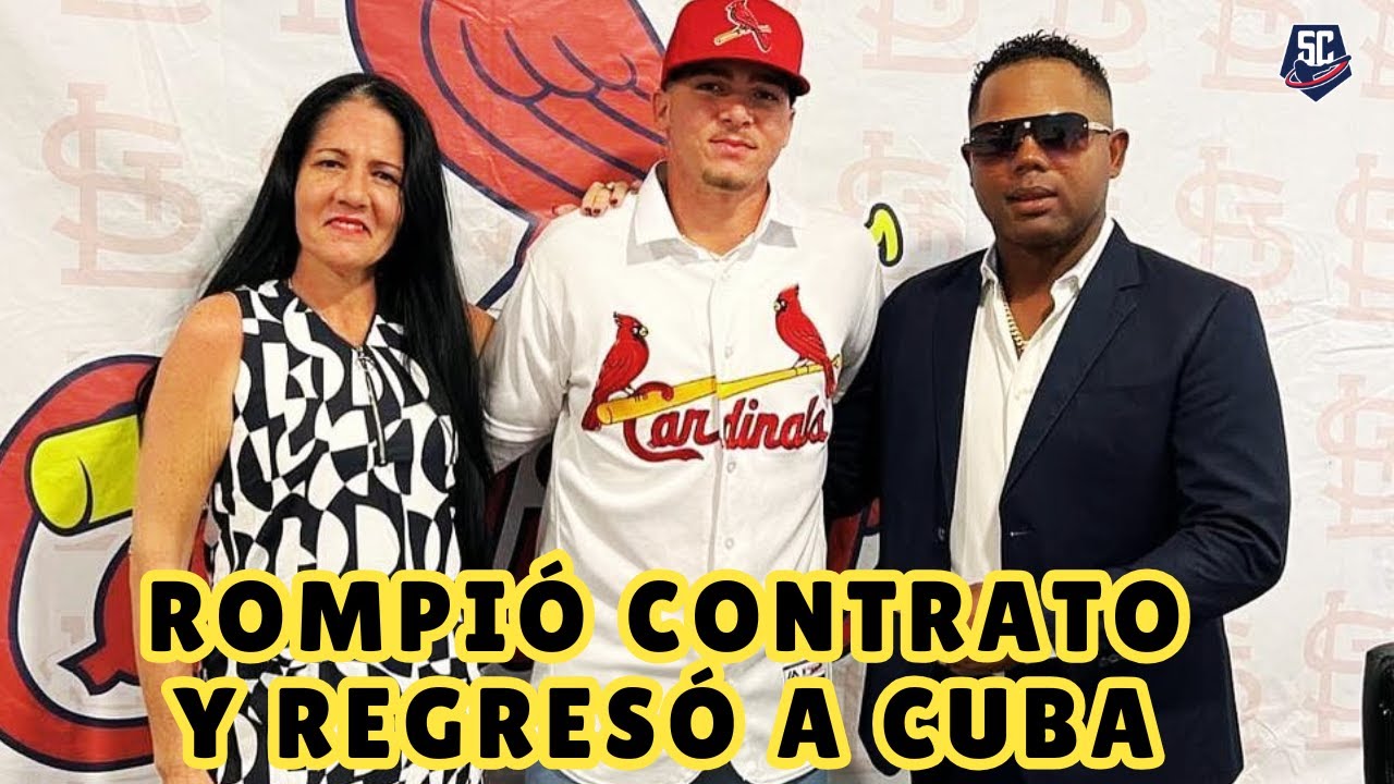 Prospecto Cubano ROMPIÓ CONTRATO con organización de MLB