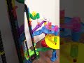 Marble Run Race ASMR elevertor 5.2 #marblerun #rollercoaster #stisfying