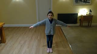 Balancing an object on your head
