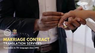 Marriage Contract Translation Services | Certified, Accurate & Confidential