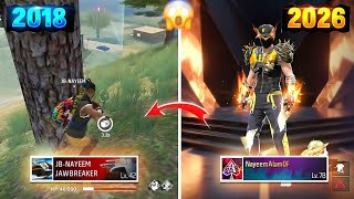 NayeemAlam এর 2018 সালের ID কোথায়  🤯 || NayeemAlam 2018 Vs 2026 - Garena Free Fire