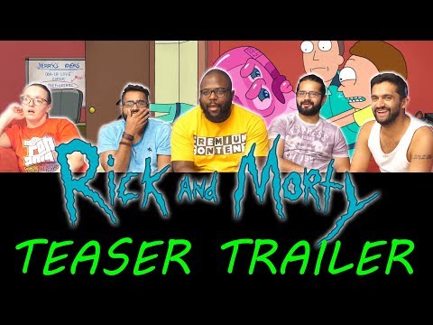 Rick and Morty Season 4  - Teaser Trailer - Group Reaction