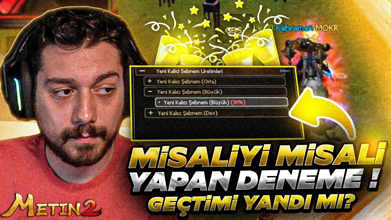 MİSALİ2'DE HER DENEMESİ 10.000 TL OLAN O ŞEBNEM! | Metin2 - Misali2 #75