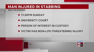 Celebrity Man injured in stabbing on University Court Profile