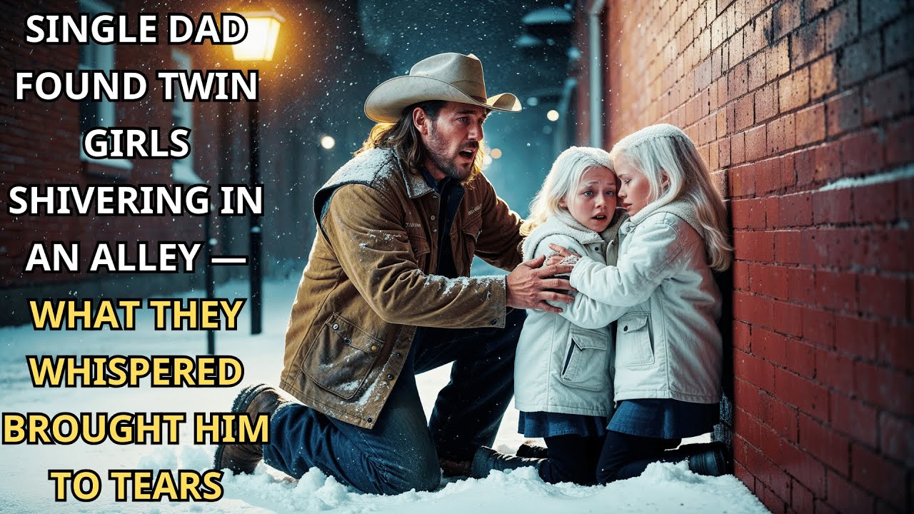 Single Dad Found Twin Girls Shivering in an Alley — What They Whispered Brought Him to Tears