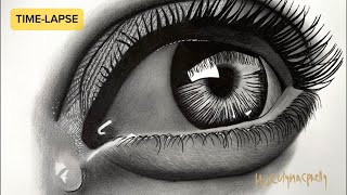 How To Draw A Hyperrealistic Eye (Step By Step) TIMELAPSE